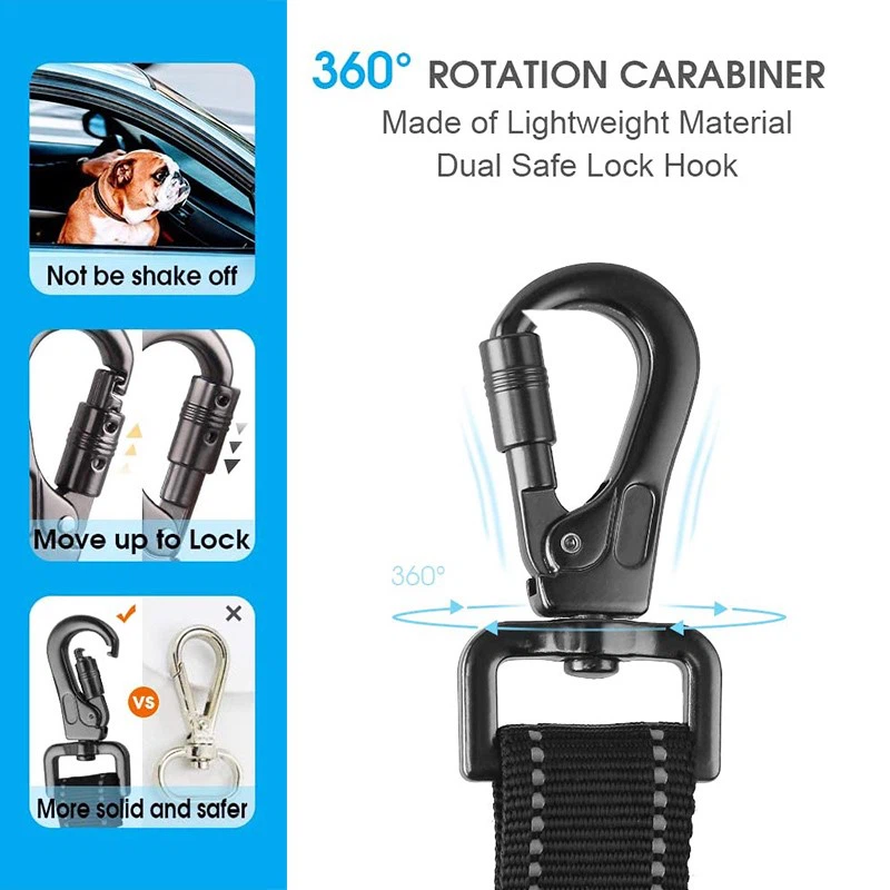 seat belt dog lead seat belt dog lead