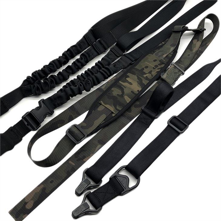 Eslinga de rifle de nylon preto